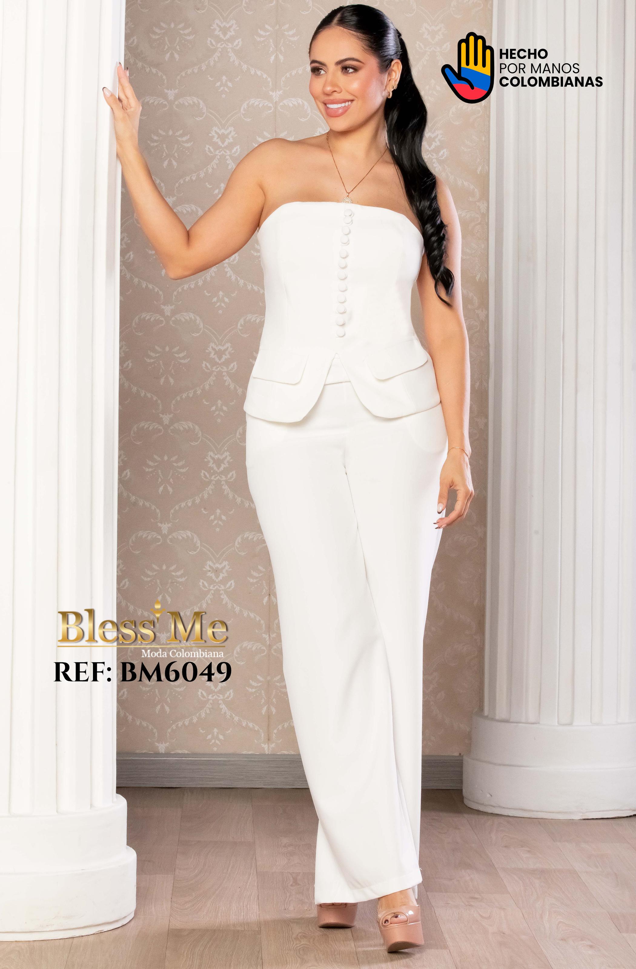Conjunto blanco tipo corset