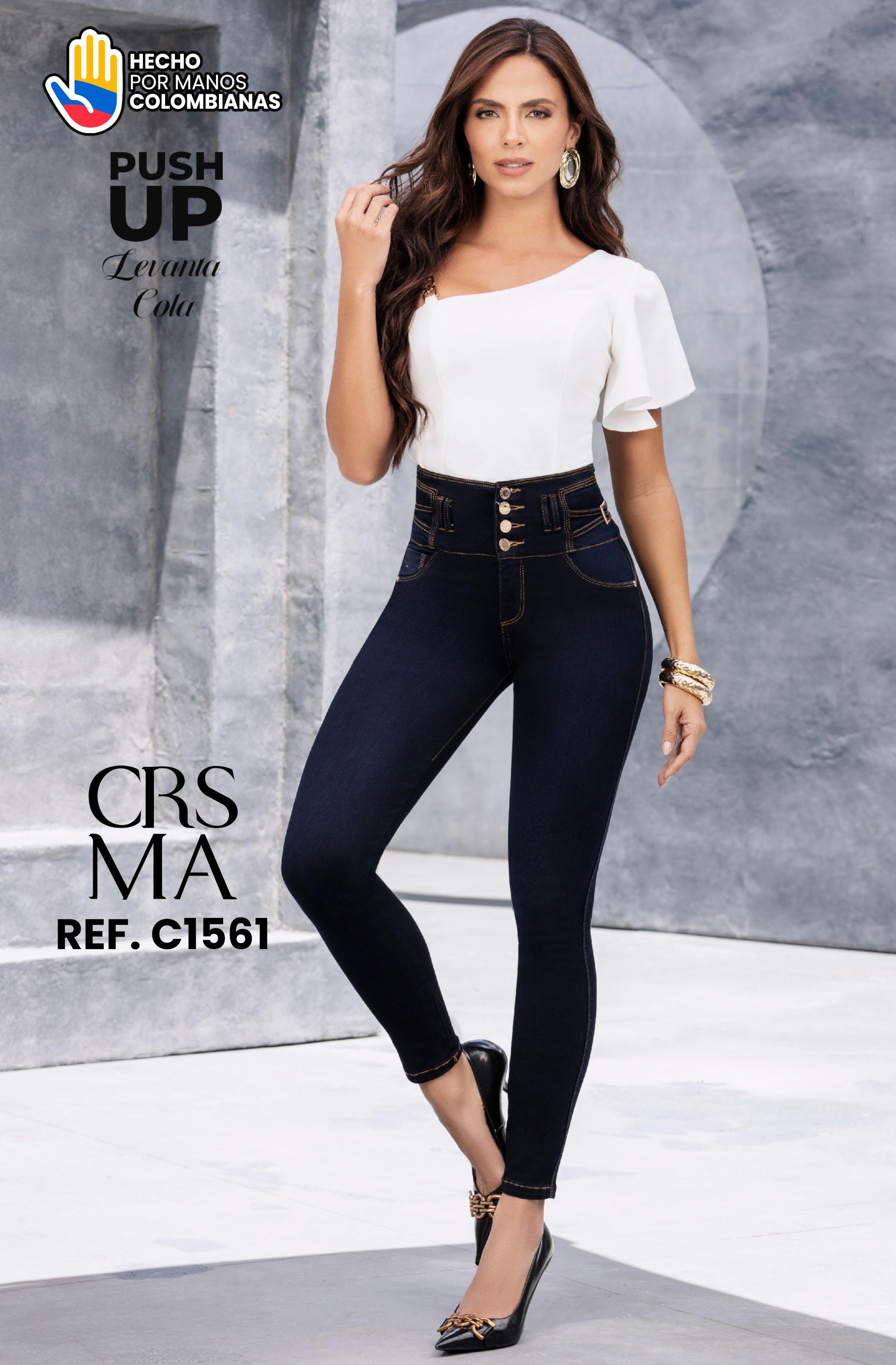 Jeans Push Up Colombiano con Bolsillos