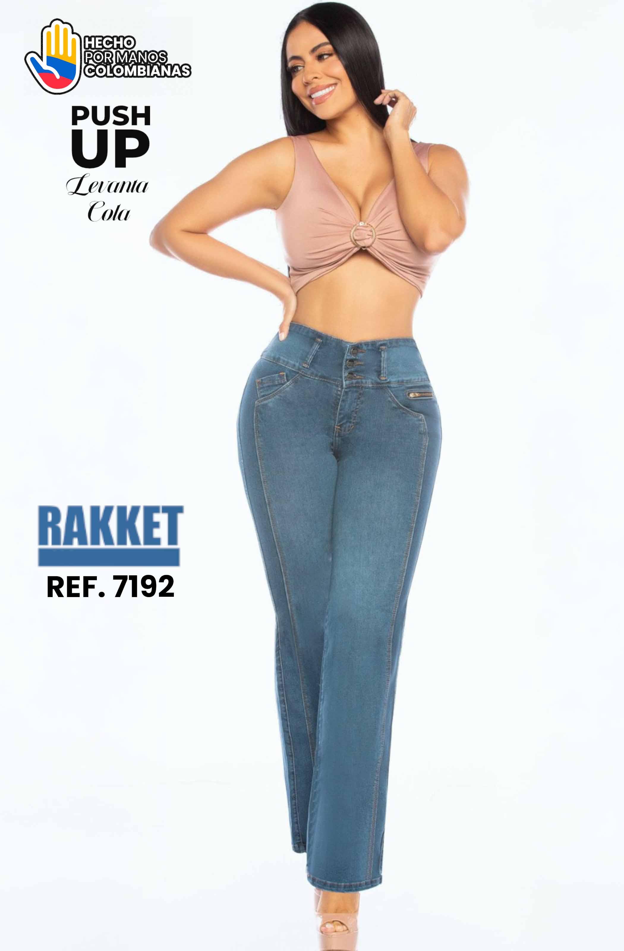Jean con Bolsillos Colombiano Push Up
