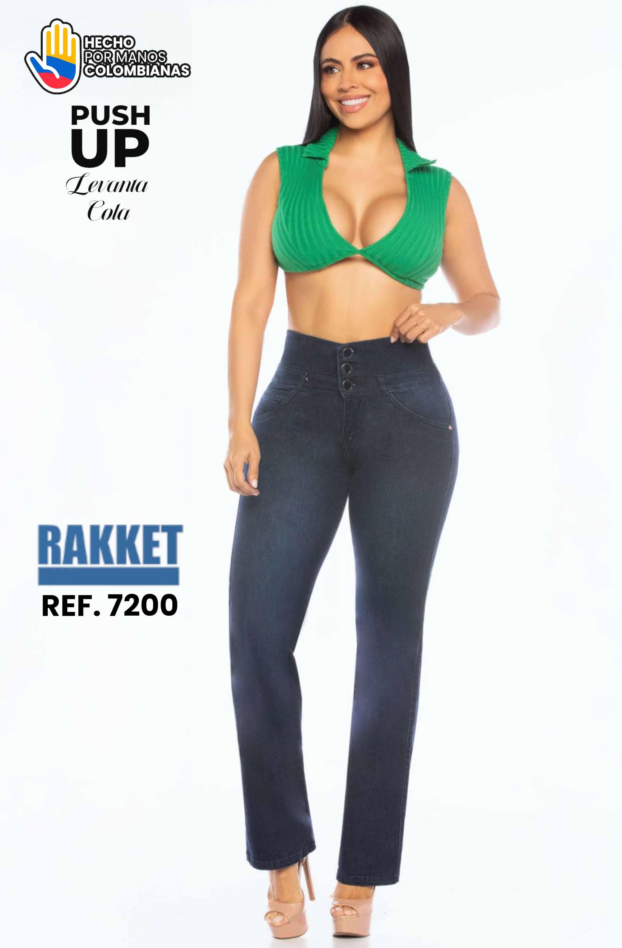 Jean con Bolsillos Colombiano Push Up