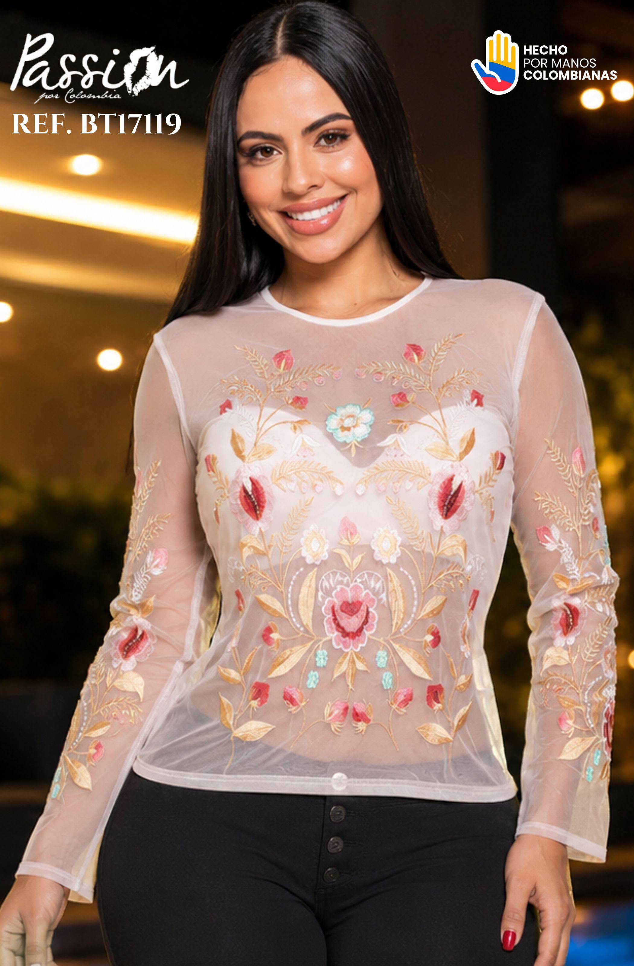 BLUSA MANGA LARGA 